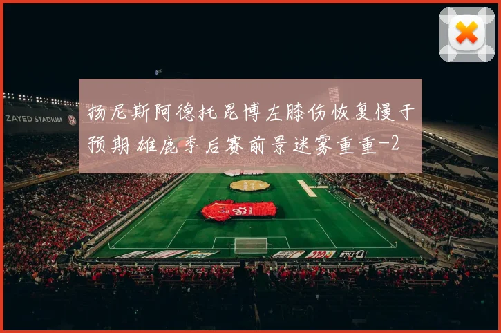 扬尼斯阿德托昆博左膝伤恢复慢于预期 雄鹿季后赛前景迷雾重重